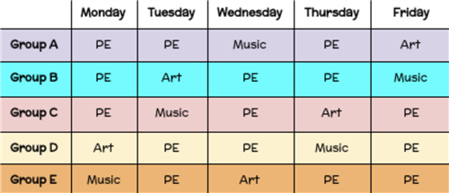 AMPED Schedule